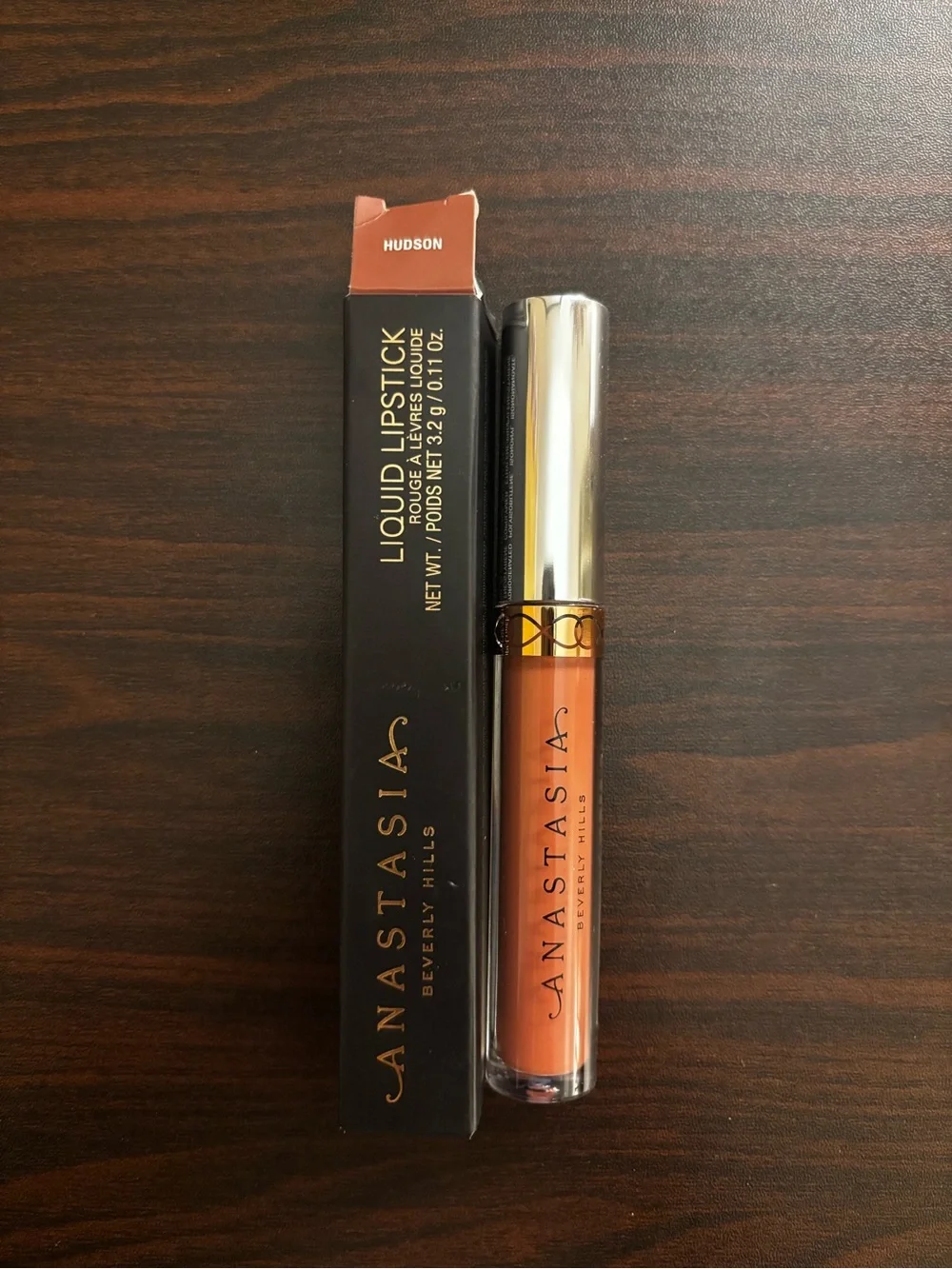 NIB Anastasia Beverly Hills Liquid Lipstick — Hudson (Faded Terracotta) - 3.2g